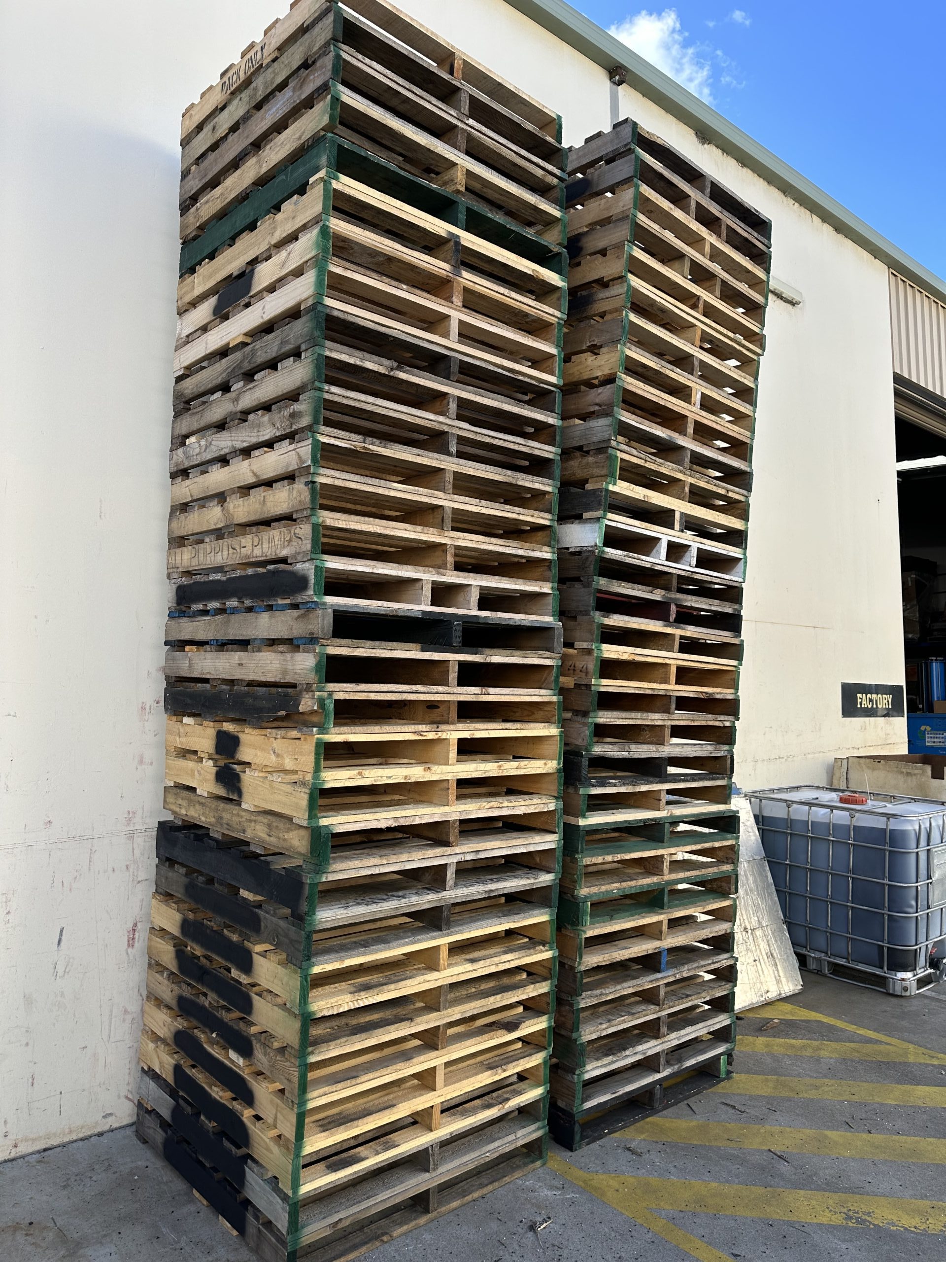 2 Tonne pallets repaired